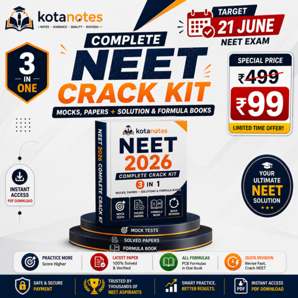 Complete NEET Crack Kit: Mocks, Papers + Solution  & Formula Books